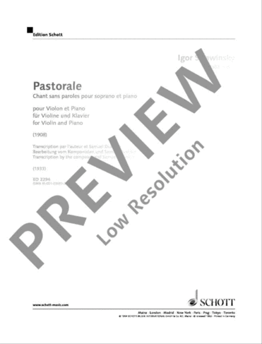 Pastorale English Horn scores gallery preview page 2