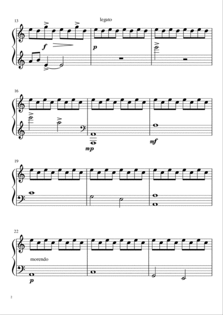 Boolambayte Creek Piano Solo scores gallery preview page 2