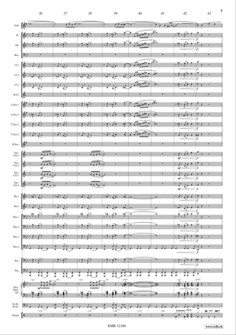 Funkysax Concert Band scores gallery preview page 7