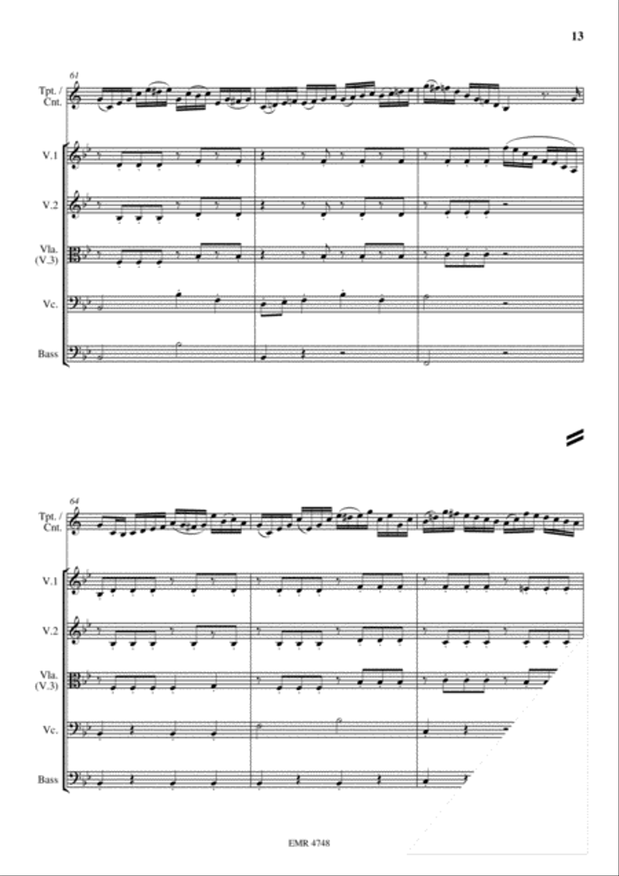Variations On Bellini's Norma String Orchestra scores gallery preview page 13