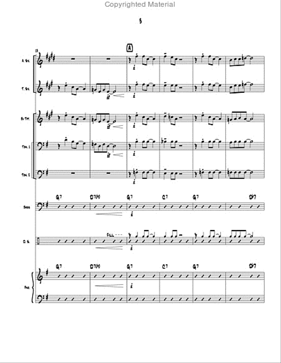 The Beast's Debacle The Beast's Debacle Jazz Ensemble scores gallery preview page 4