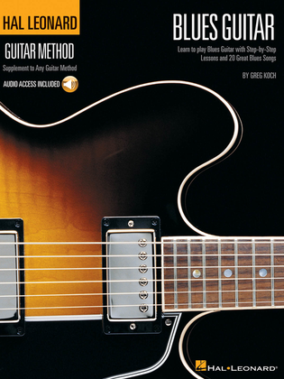 Book cover for Hal Leonard Guitar Method – Blues Guitar