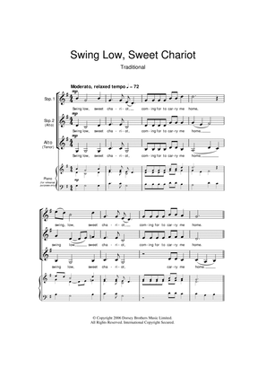 Swing Low, Sweet Chariot (arr. Barrie Carson Turner)