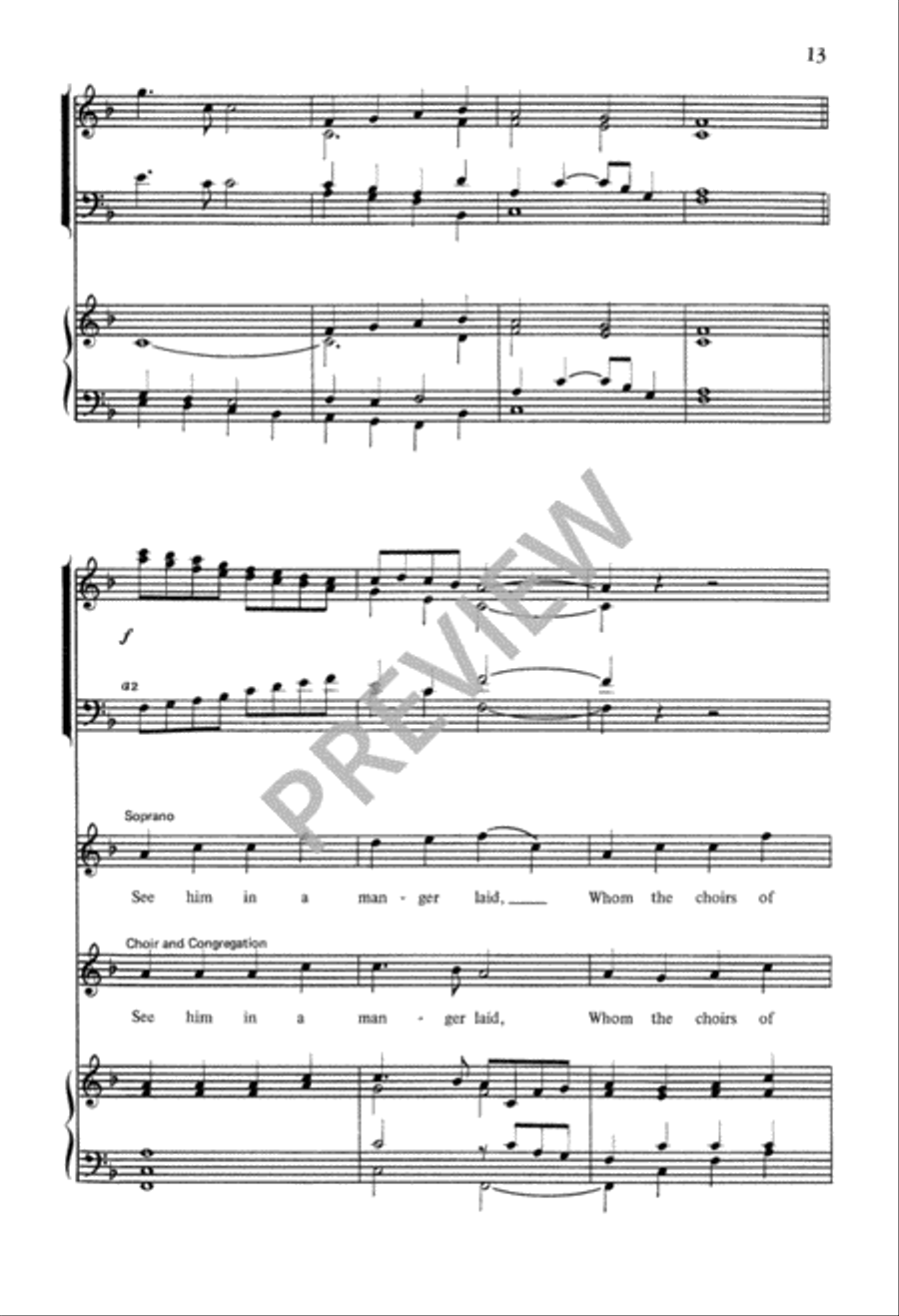 Angels We Have Heard On High 3-Part scores gallery preview page 14
