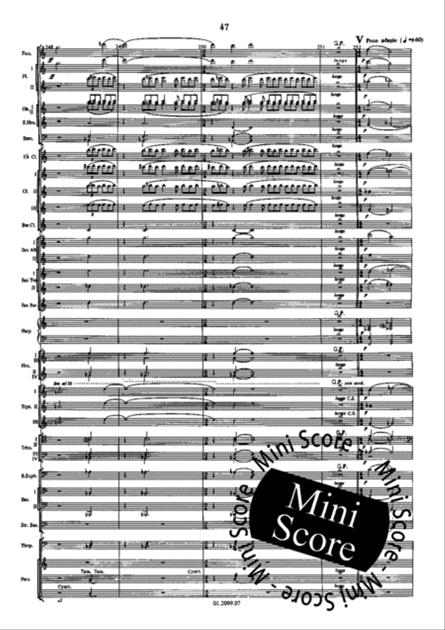 Hymns And Dances II Concert Band scores gallery preview page 53