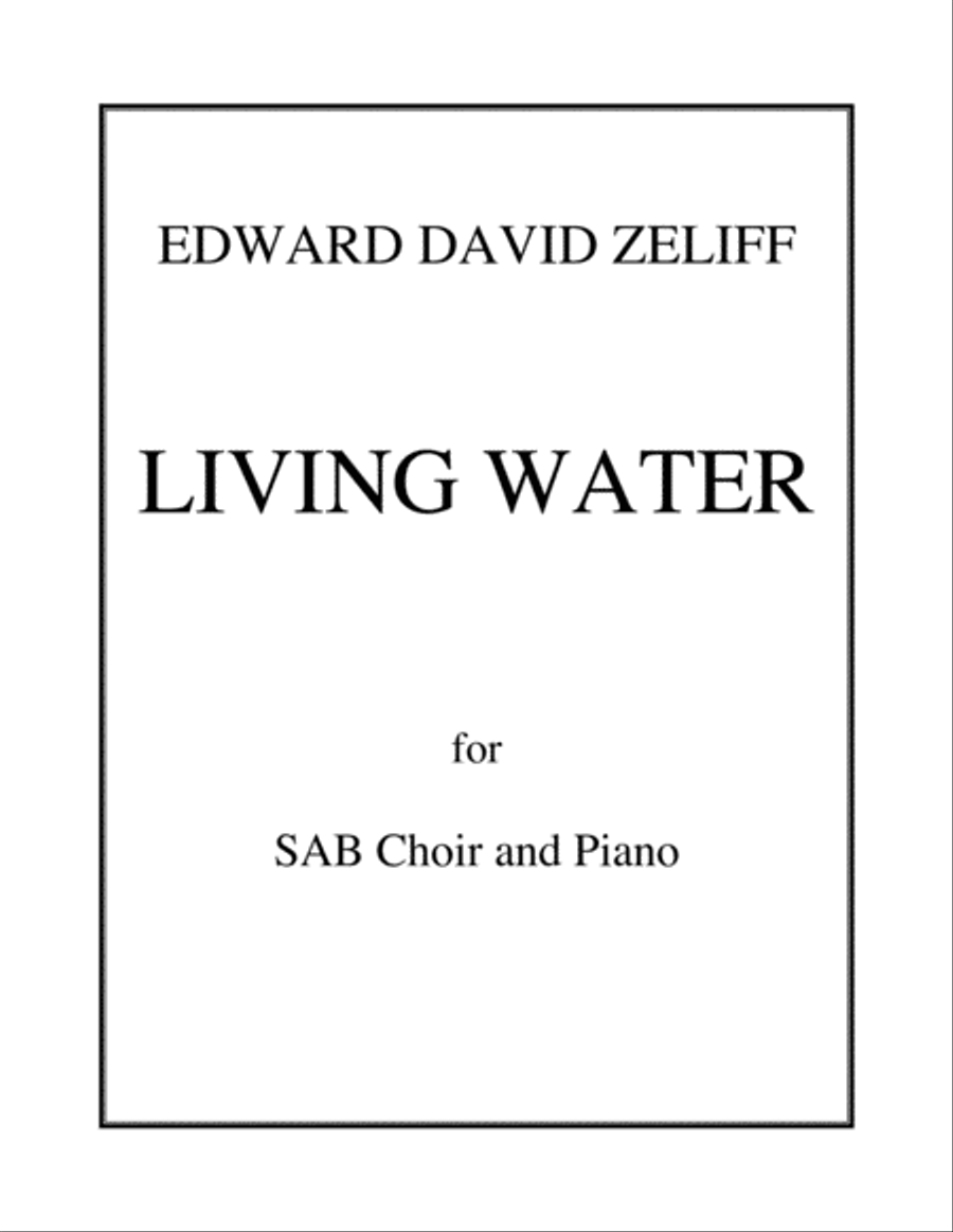 Book cover for Living Water