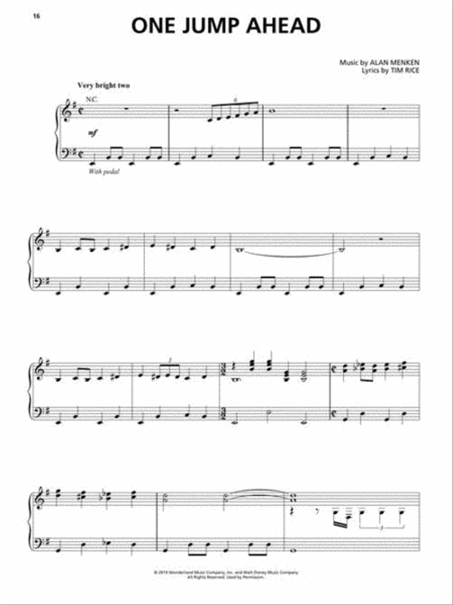 Aladdin Aladdin Piano, Vocal, Guitar scores gallery preview page 7