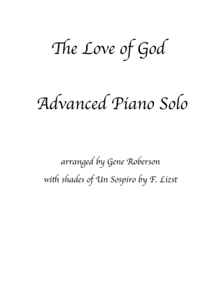 Book cover for The Love of God Piano Solo