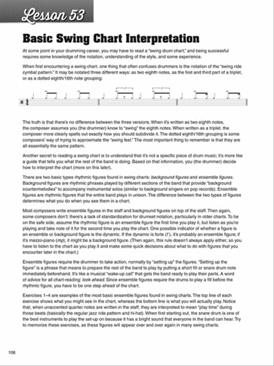 100 Essential Drumset Lessons Percussion scores gallery preview page 8