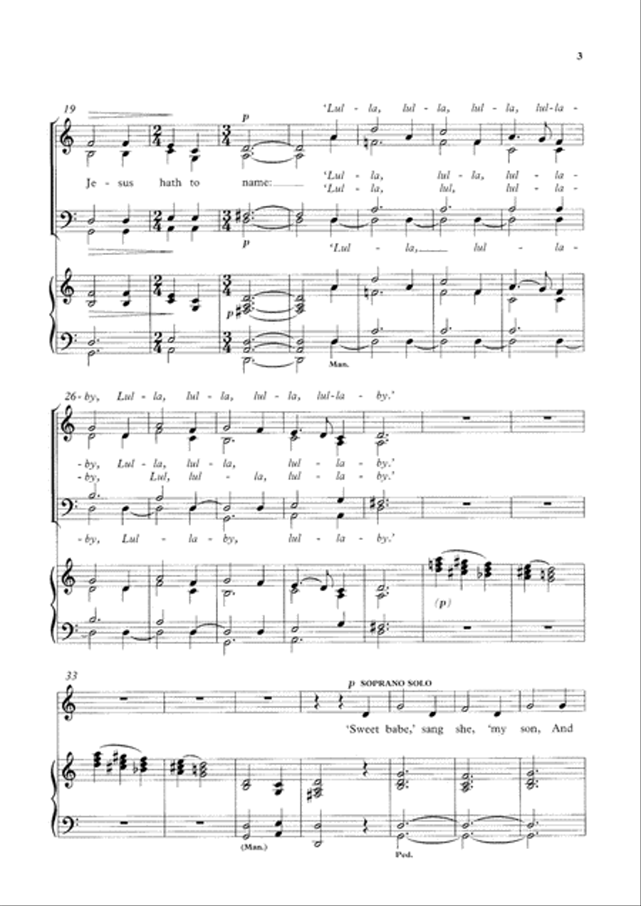 Sweet was the song 4-Part scores gallery preview page 5
