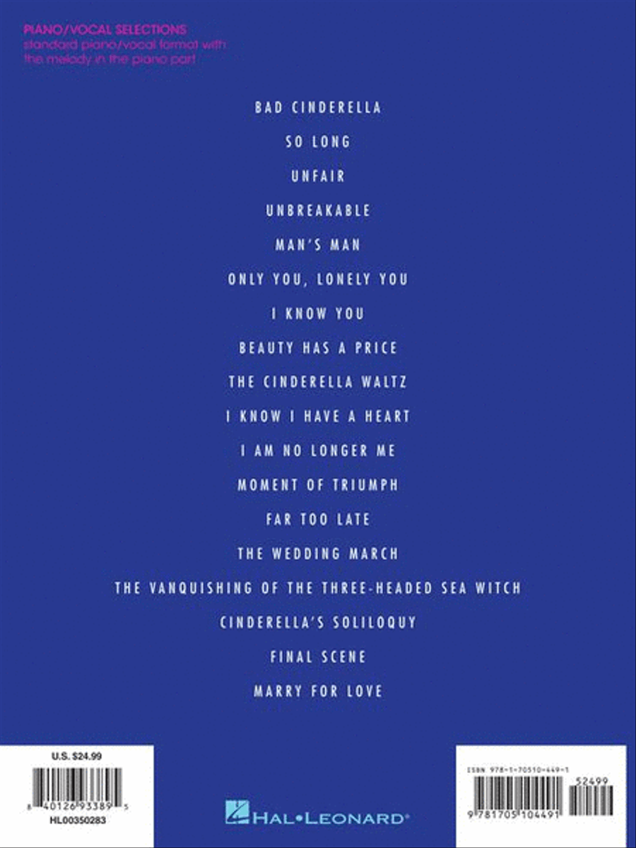 Andrew Lloyd Webber's Cinderella Piano, Vocal scores gallery preview page 7