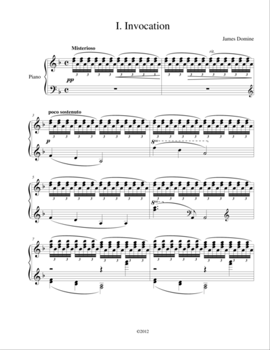 Piano Suite #1 (Ancient Scenes) Piano Solo scores gallery preview page 4