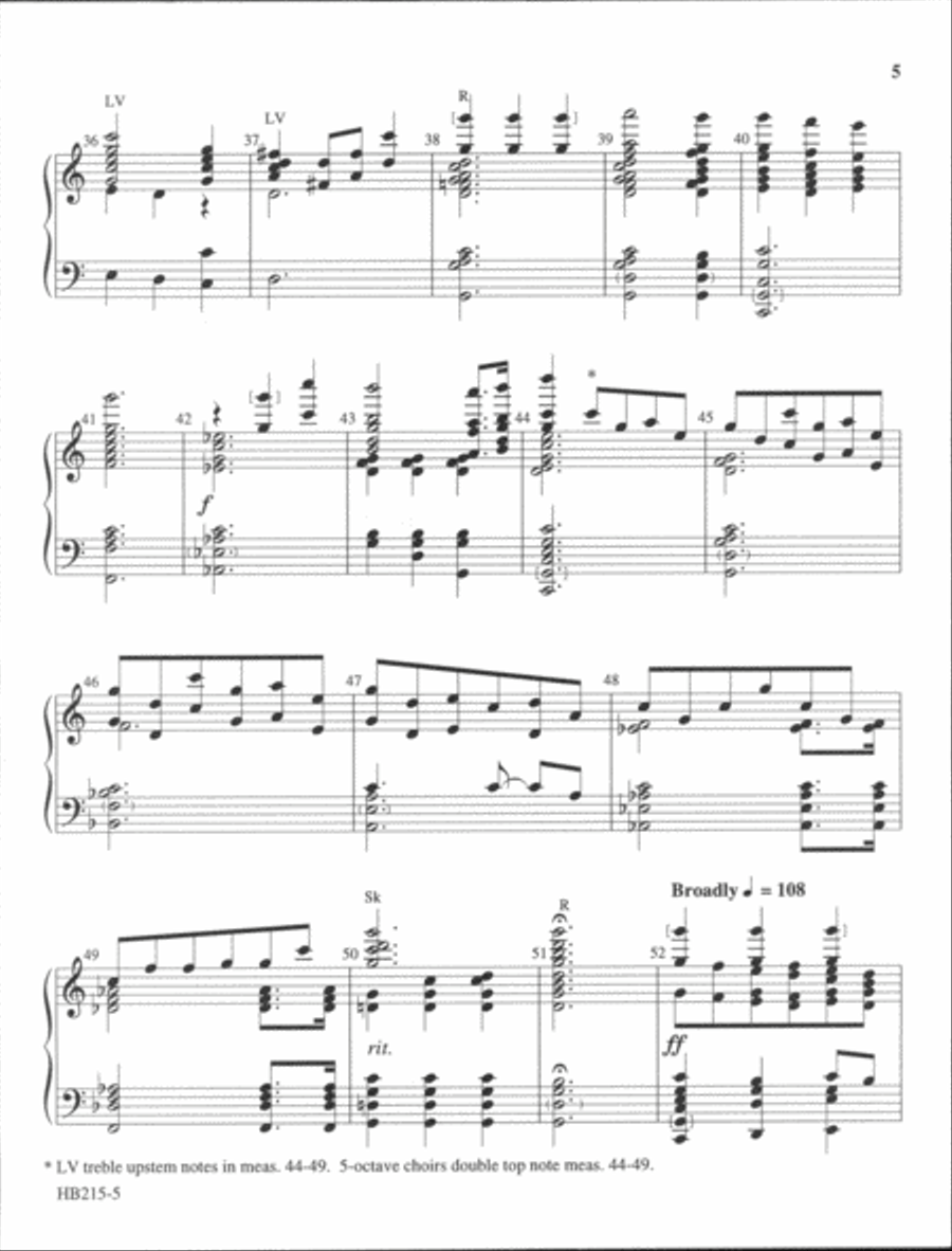 The Strife Is O'er 5-Octaves scores gallery preview page 4