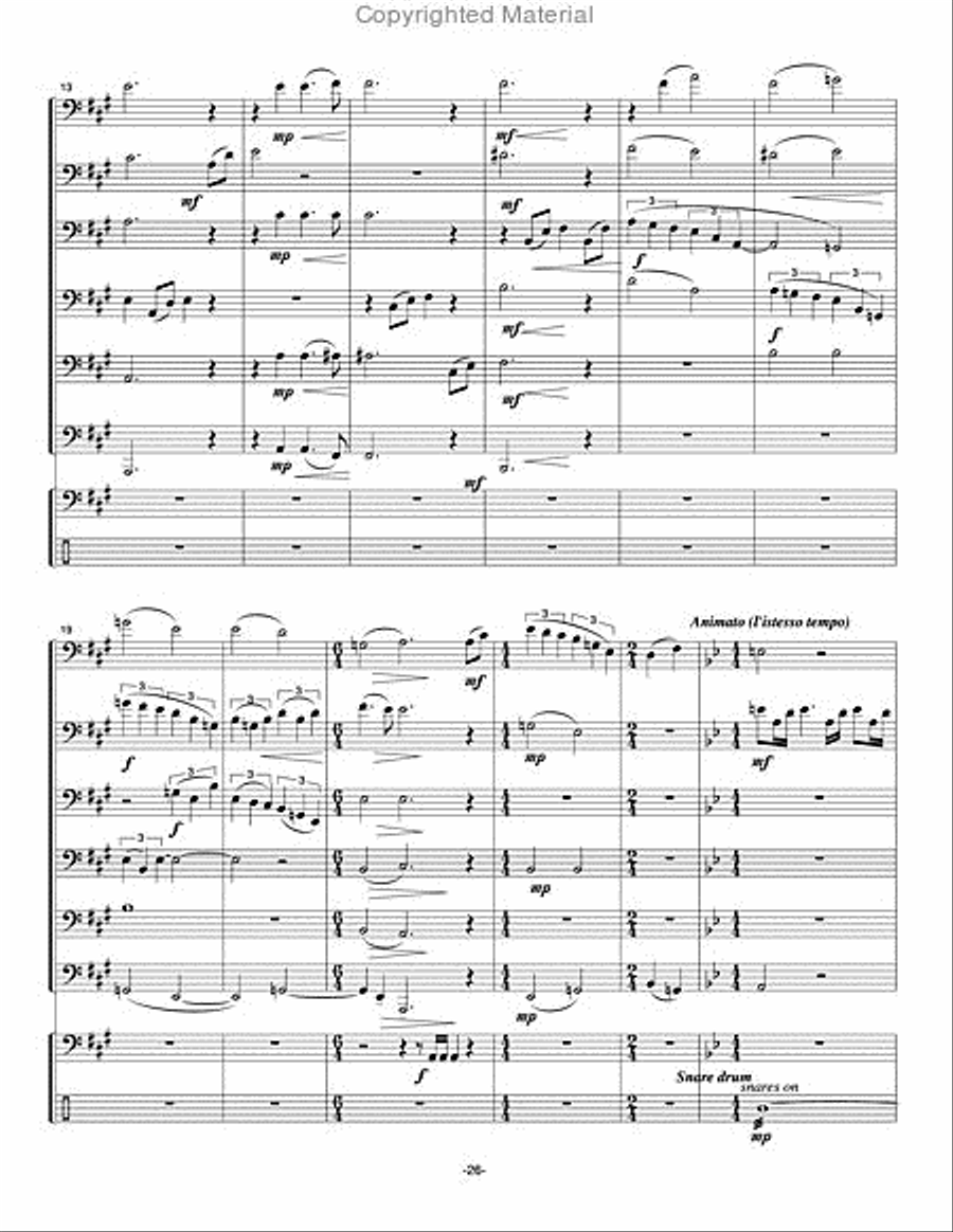 Jason and the Golden Fleece Large Ensemble scores gallery preview page 9