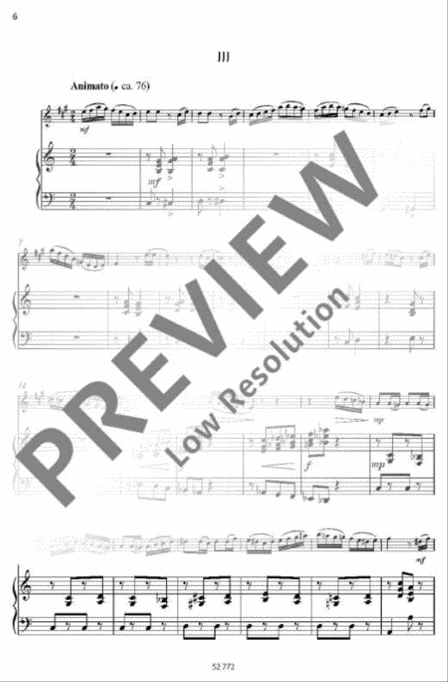 Sonatina Sonatina Alto Saxophone scores gallery preview page 6