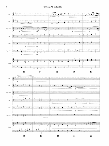 Creative Carols for Brass Quartet, Volume 1 image number null