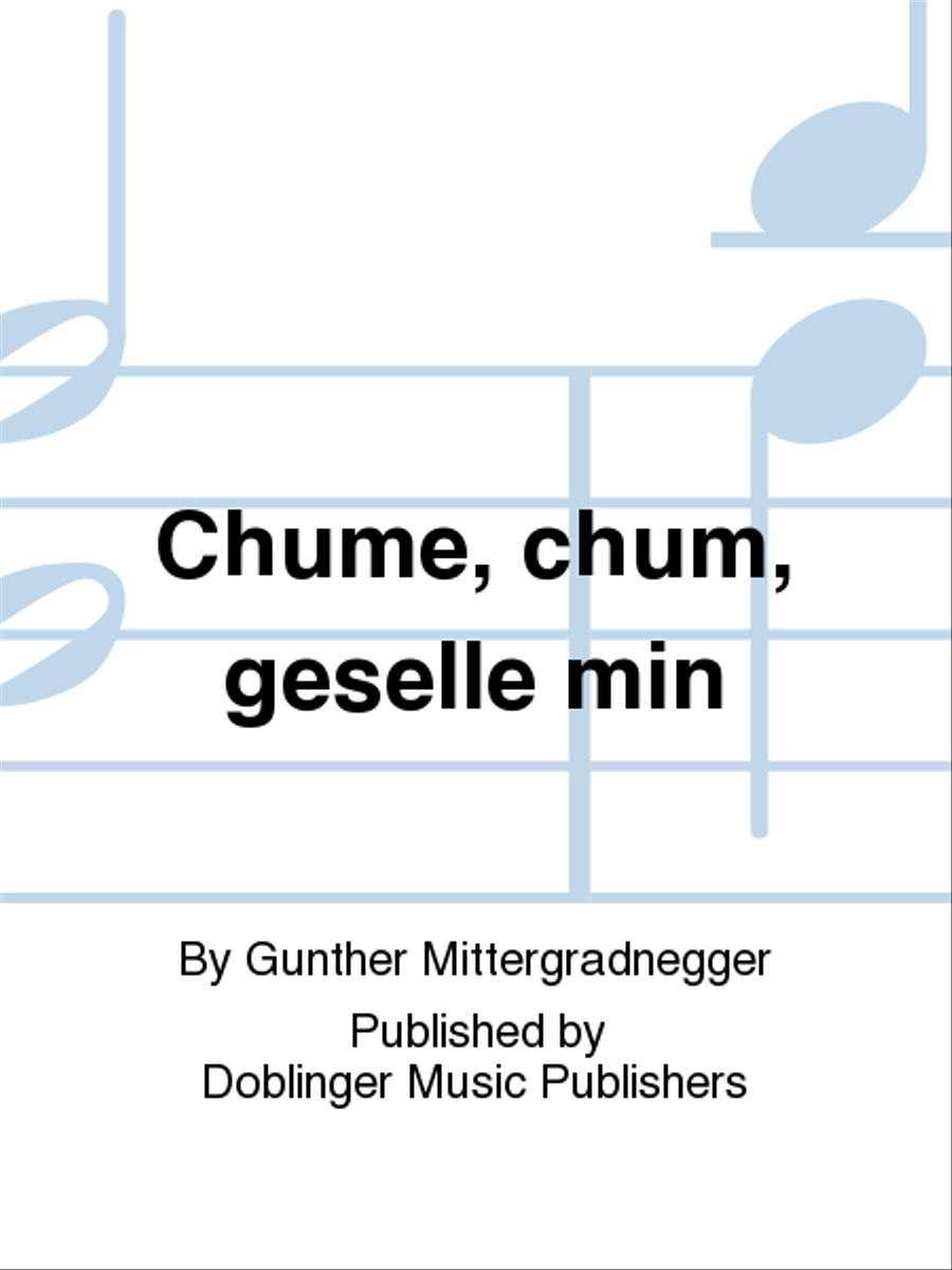 Chume, chum, geselle min SSAA scores gallery preview page 1