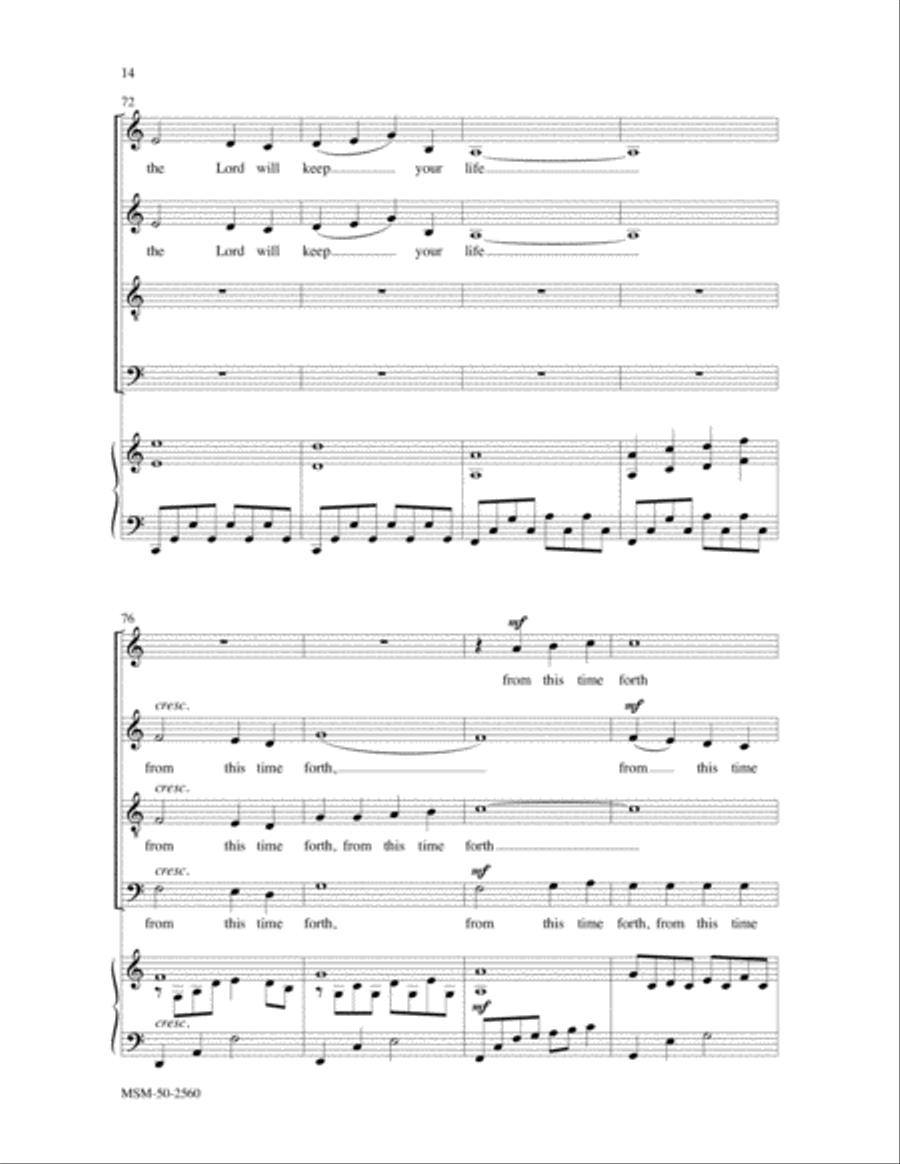 I Lift My Eyes I Lift My Eyes 4-Part scores gallery preview page 7
