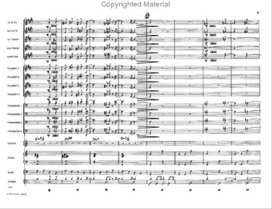 One For Woody Jazz Ensemble scores gallery preview page 14