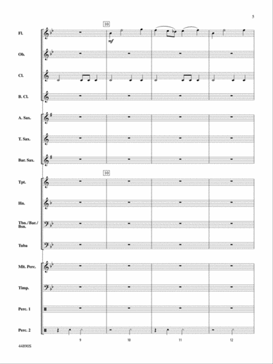 Project Mars: Score Concert Band scores gallery preview page 5