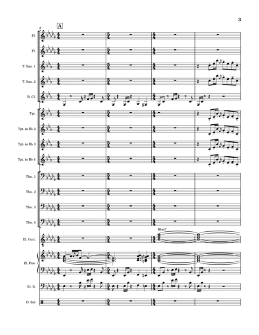 Cliroy Jazz Ensemble scores gallery preview page 4