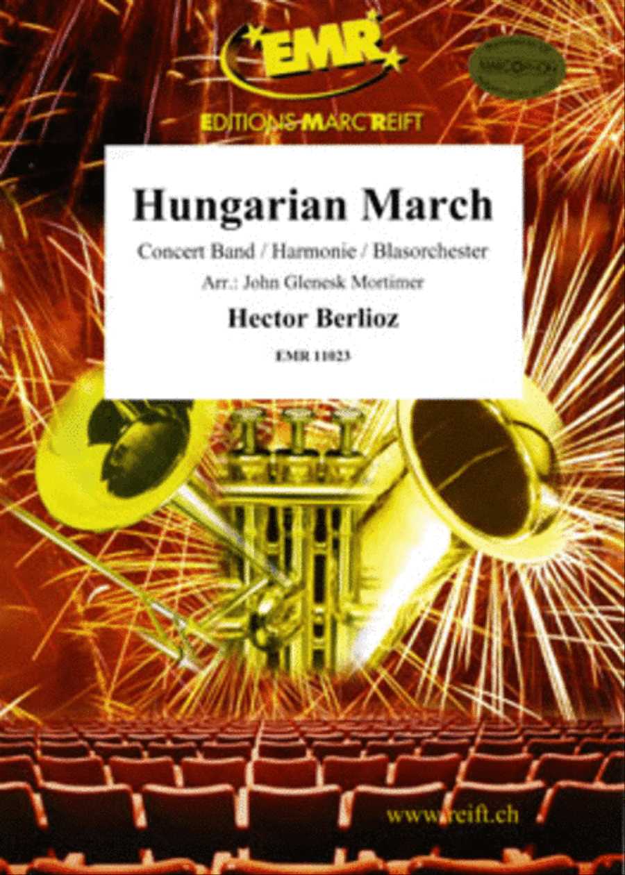 Hungarian March Concert Band scores gallery preview page 1
