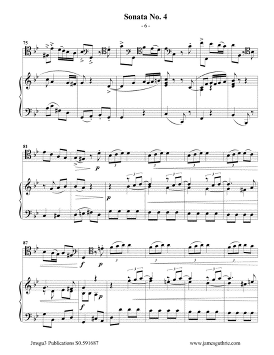 Vivaldi: Sonata No. 4 for Cello & Piano image number null