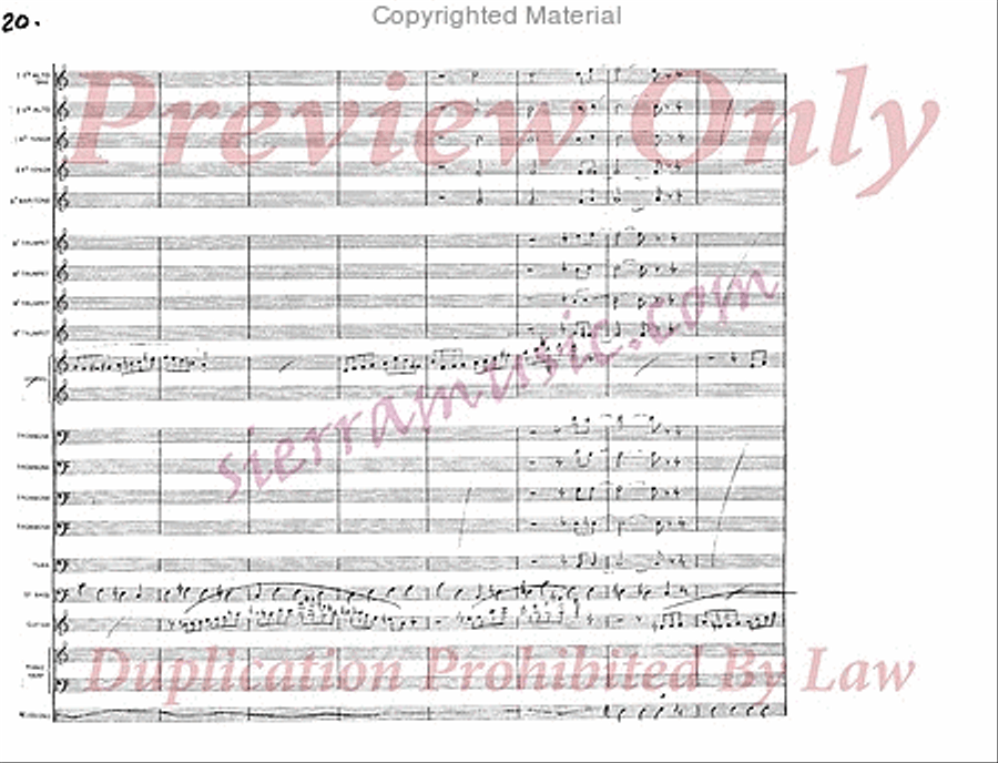 Invention For Guitar And Trumpet Jazz Ensemble scores gallery preview page 21