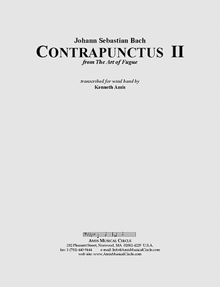 Contrapunctus 2 - STUDY SCORE ONLY