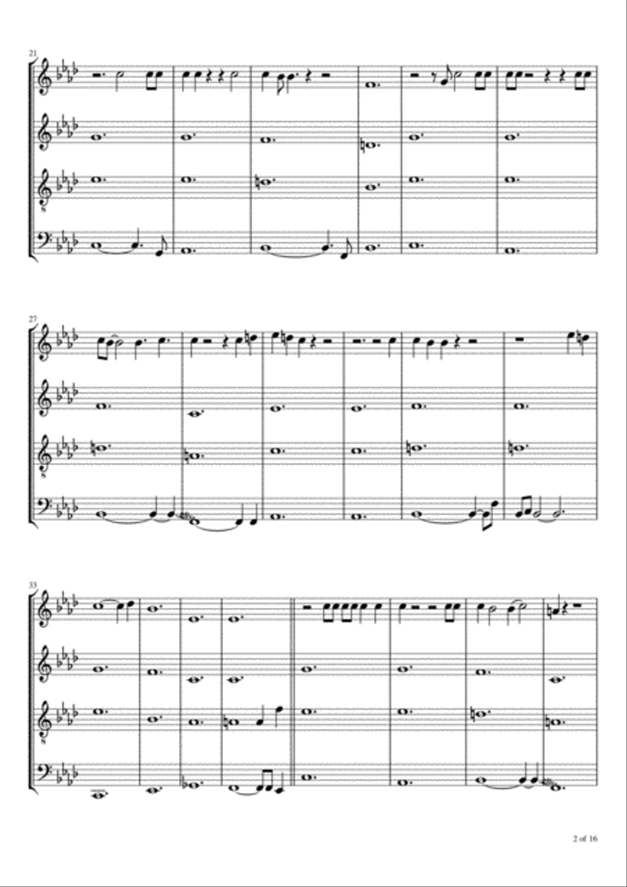 Bottom Of Your Soul Woodwind Quartet scores gallery preview page 3