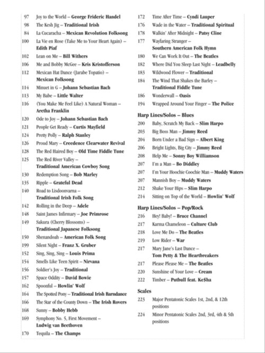 The Ultimate Harmonica Songbook Harmonica scores gallery preview page 3