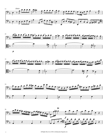 A. Vivaldi: Cello Concerto in D Minor, RV406 [For 2 cellos] image number null