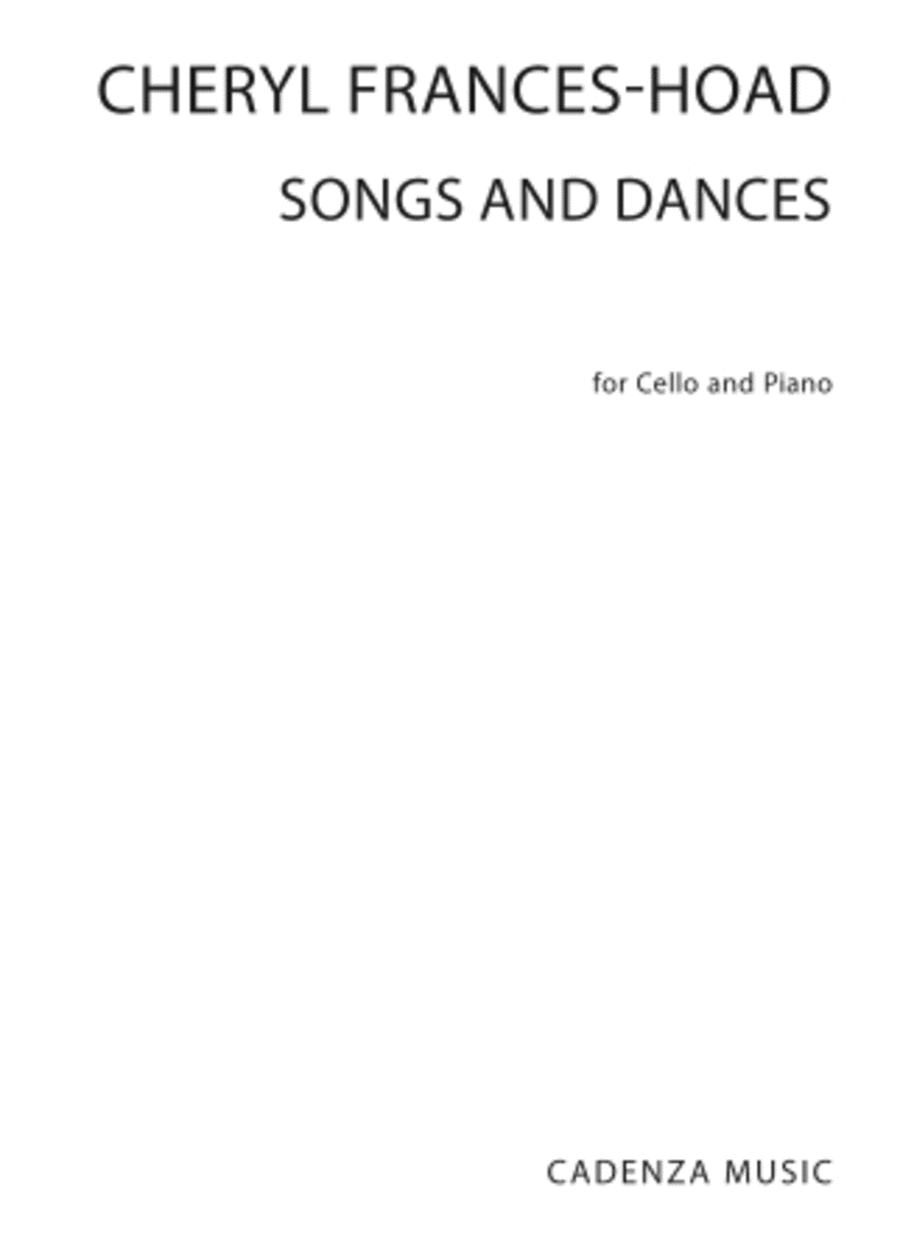 Songs and Dances Piano Accompaniment scores gallery preview page 1