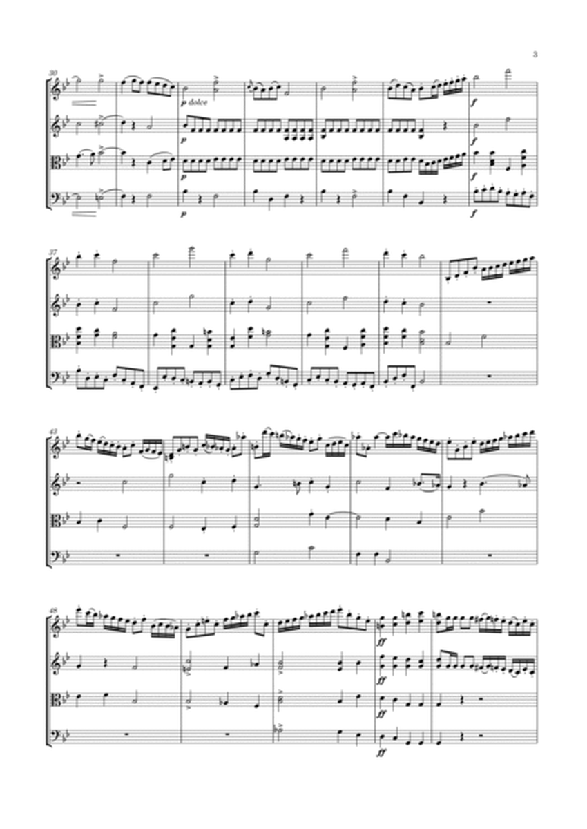 Schubert - String Quartet No.3 in B flat major, D.36
