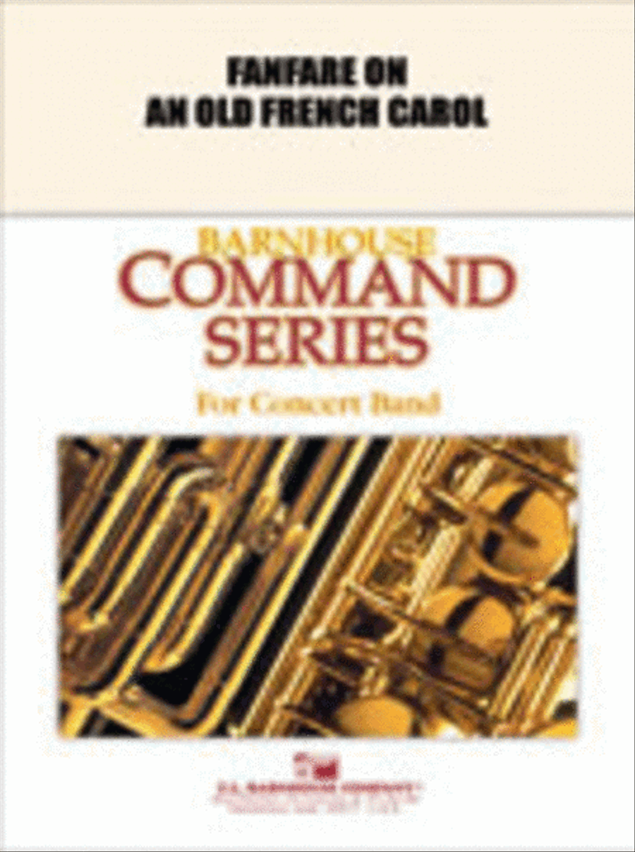 Fanfare on an Old French Carol Concert Band scores gallery preview page 1