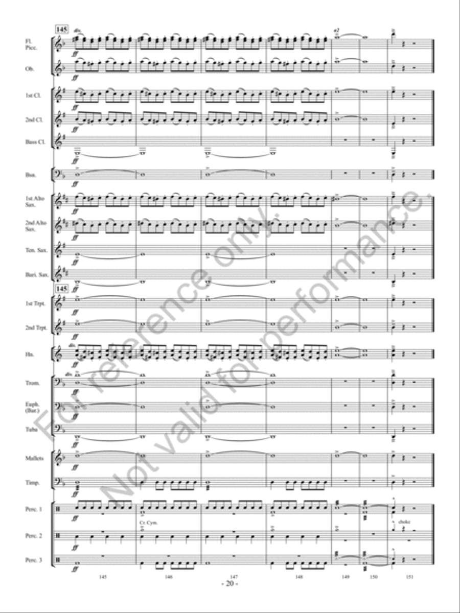 Christmas Long Ago Concert Band scores gallery preview page 21