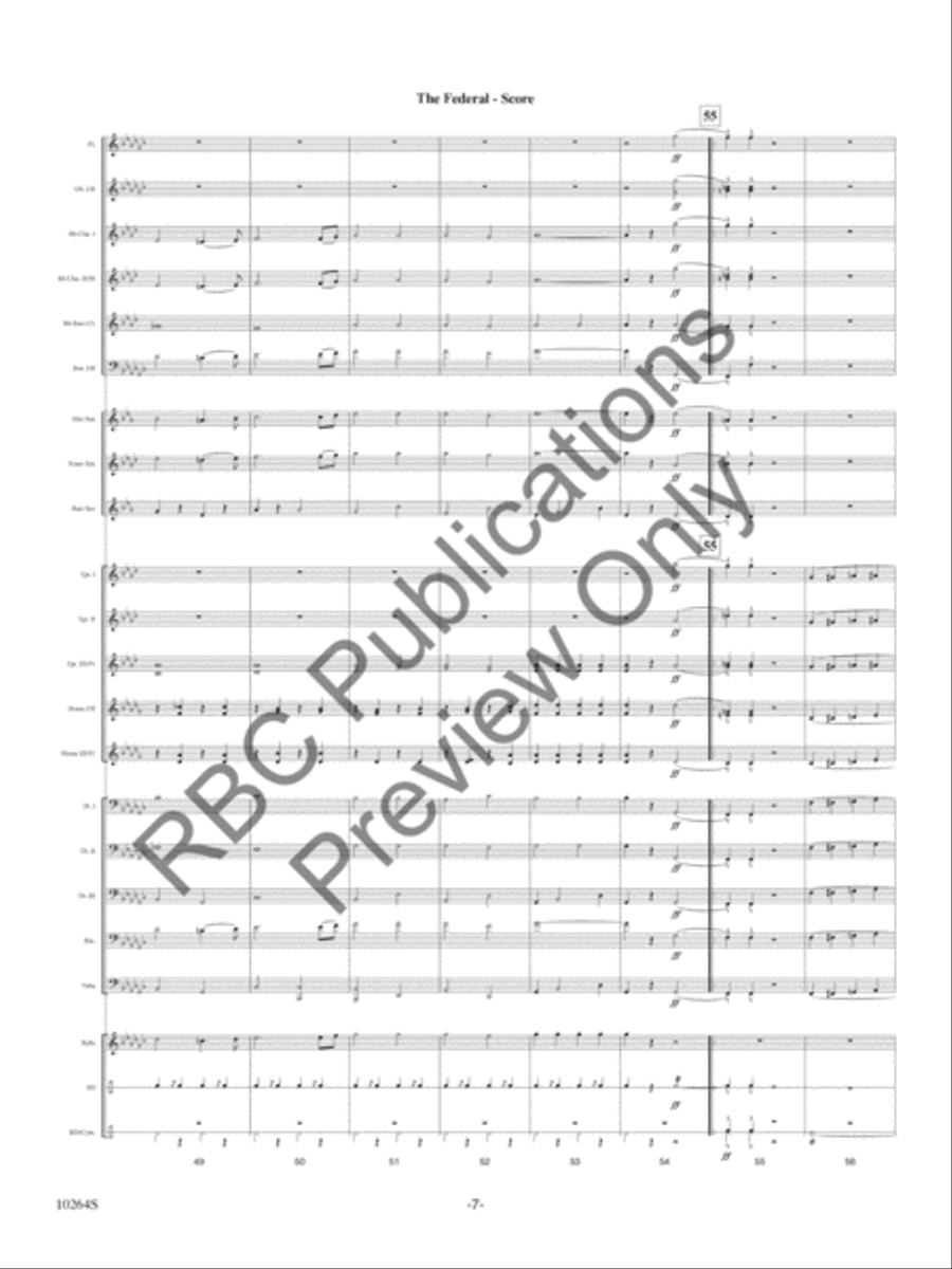 The Federal The Federal Concert Band scores gallery preview page 9