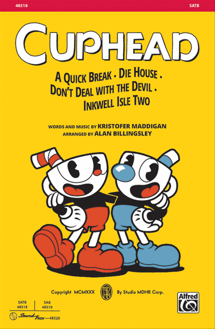 Cuphead 4-Part scores gallery preview page 1