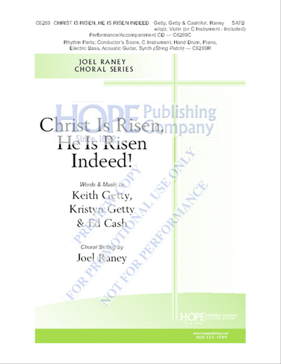 Christ Is Risen! He Is Risen Indeed! Choir scores gallery preview page 2