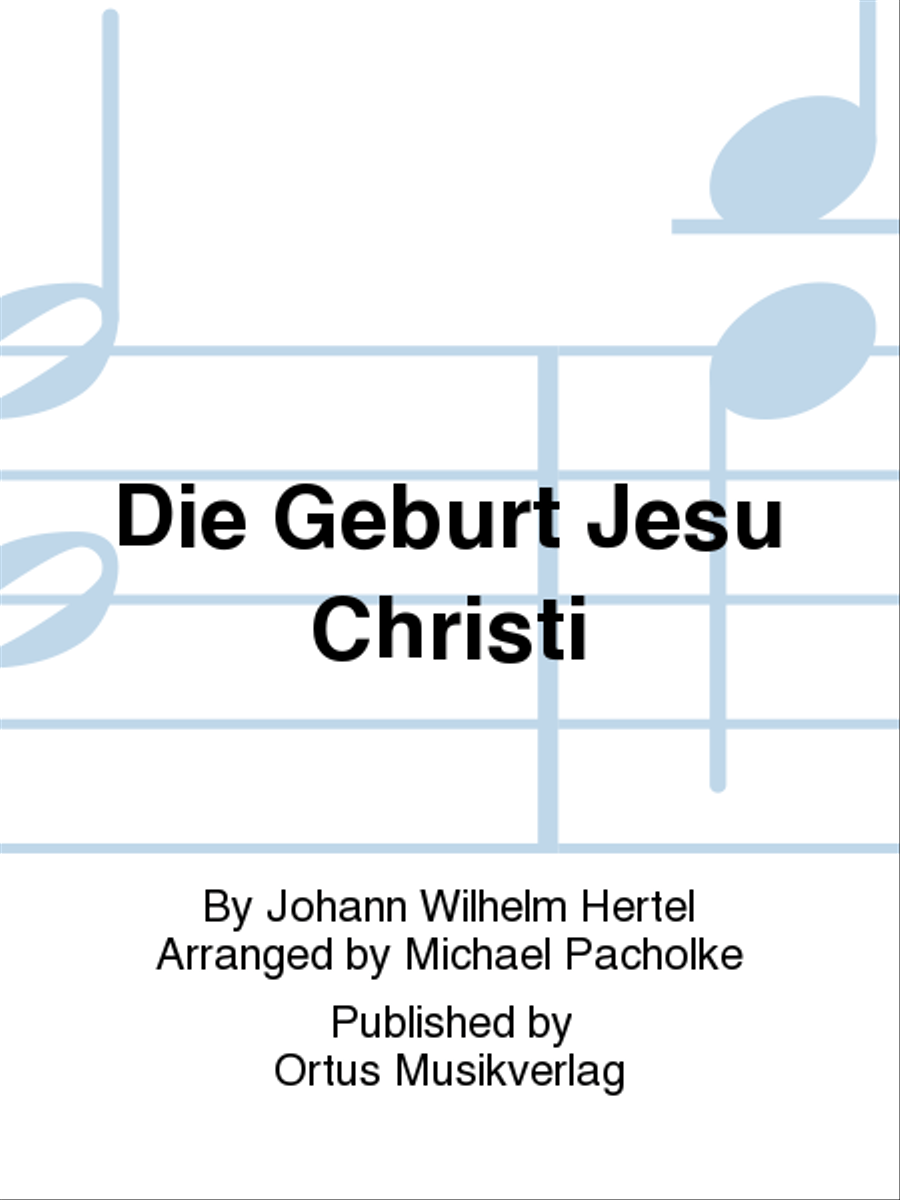Die Geburt Jesu Christi 4-Part scores gallery preview page 1