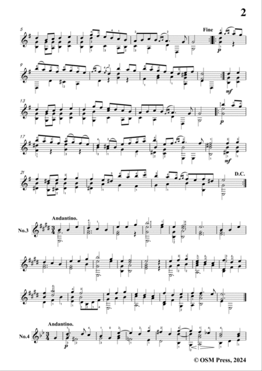 Coste-Livre d'or du guitariste,Op.52,for Guitar Acoustic Guitar scores gallery preview page 3