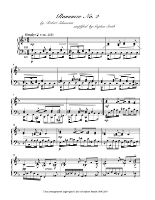 Romance, Op. 28, No. 2 (Simplified)