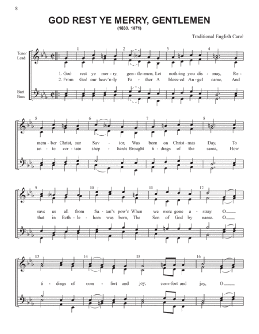 Yuletide Favorites (Volume I) SSAA scores gallery preview page 8