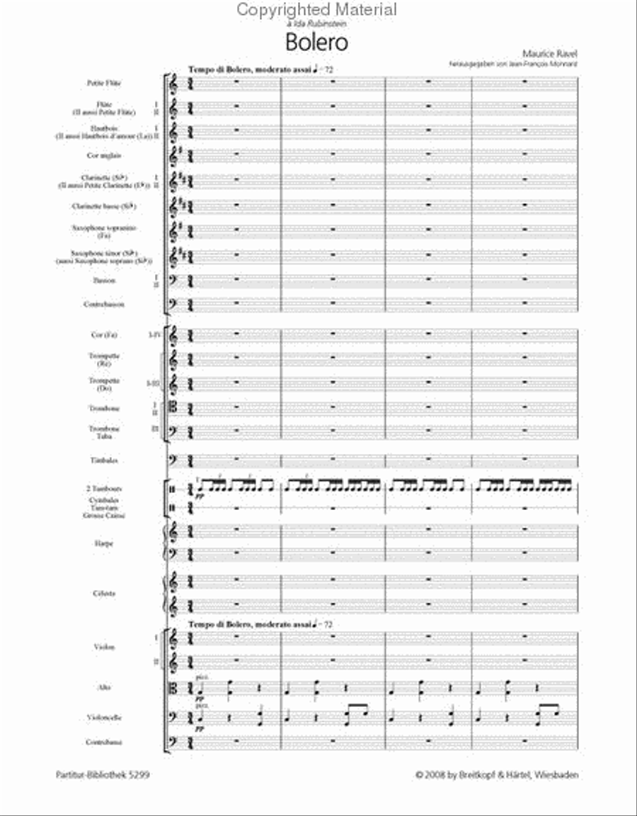 Bolero Bolero Orchestra scores gallery preview page 2