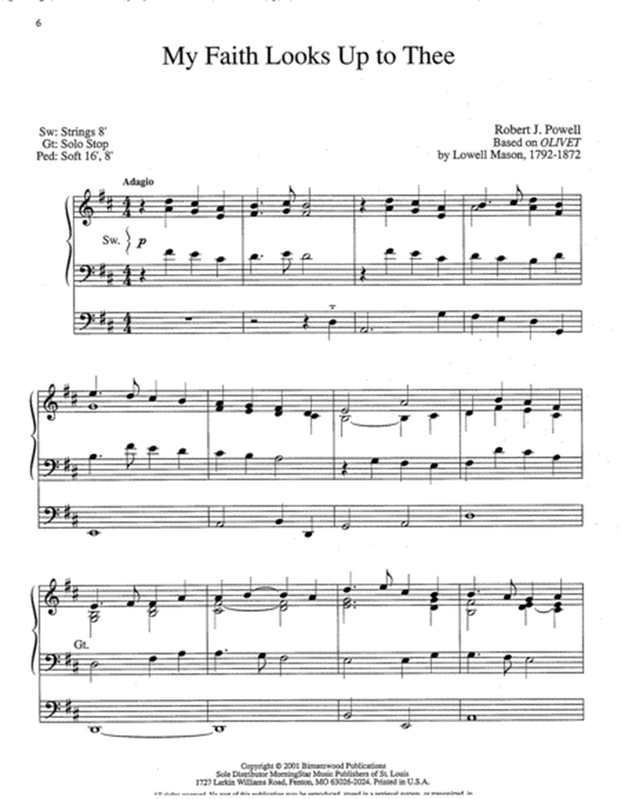 Three Hymn Tunes by Lowell Mason image number null