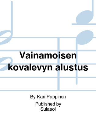 Book cover for Väinämöisen kovalevyn alustus