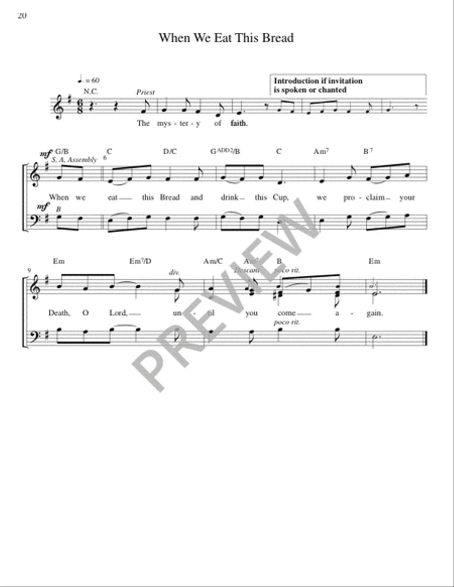 Mass of the Angels and Saints - Guitar edition Guitar scores gallery preview page 21