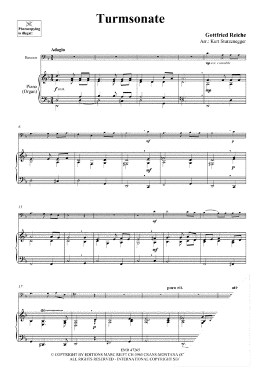 Turmsonate Turmsonate Bassoon Solo scores gallery preview page 3