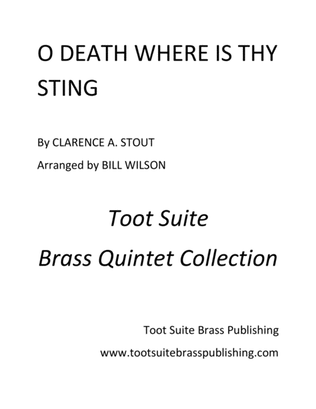 Book cover for O Death Where Is Thy Sting