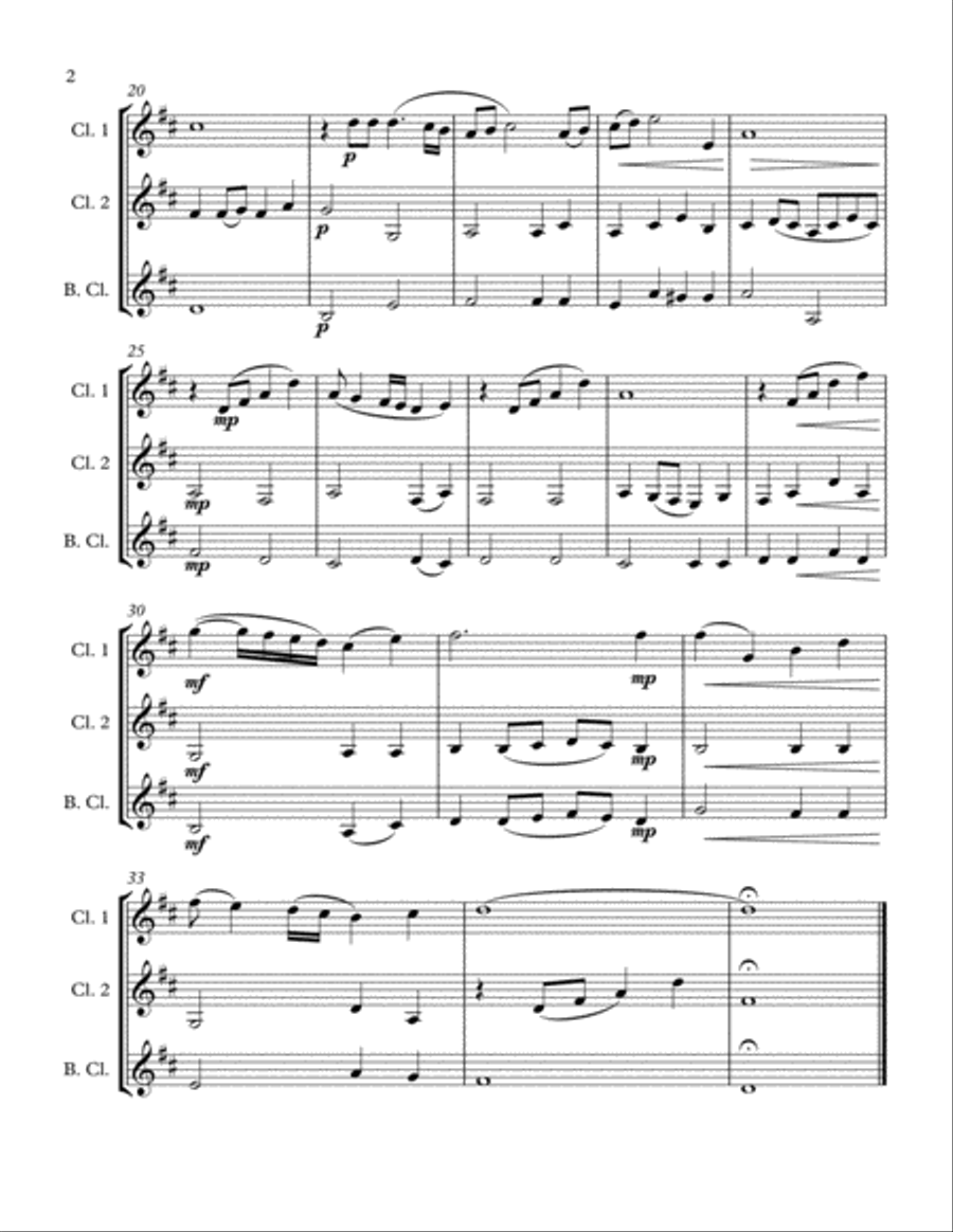 Have Yourself A Merry Little Christmas from MEET ME IN ST. LOUIS Woodwind Trio scores gallery preview page 4